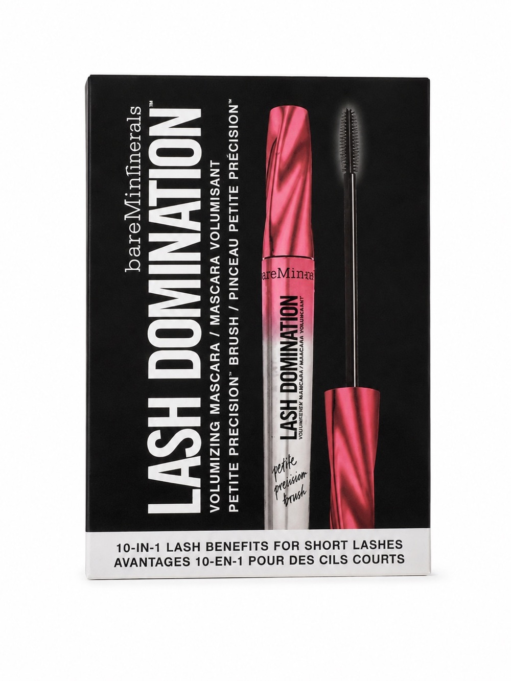 NIB BareMinerals Lash Domination Volumizing Mascara Mini / Deluxe Sample